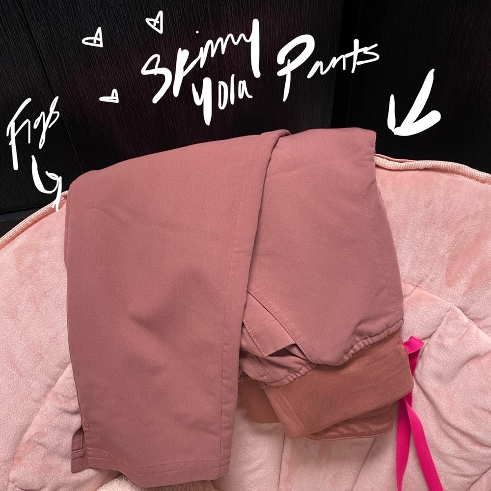 Figs PXXS (mauve) High waist skinny yola bottoms
